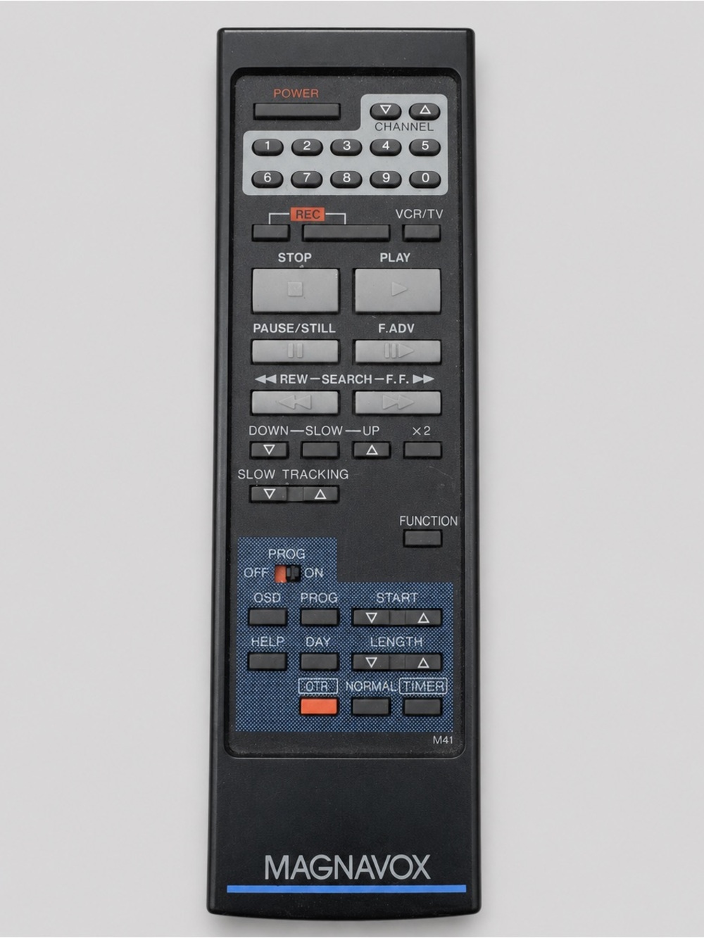 Magnavox Black Remote Control for Portable DVD Players